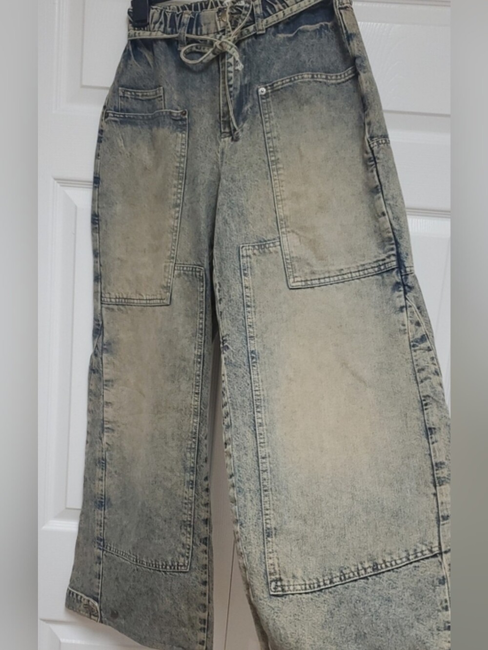 Free People We The Free  CRVY Outlaw Wideleg Jeans - Picture 8 of 16